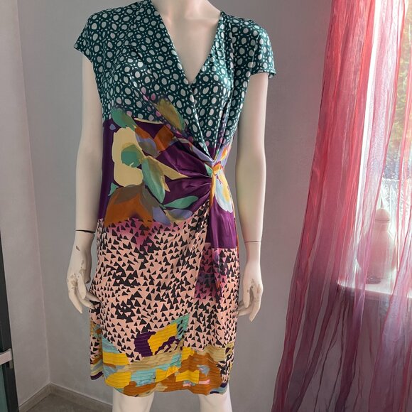 Etro Vintage Set Silk Cardigan and Dress Size M- L - Picture 6 of 13